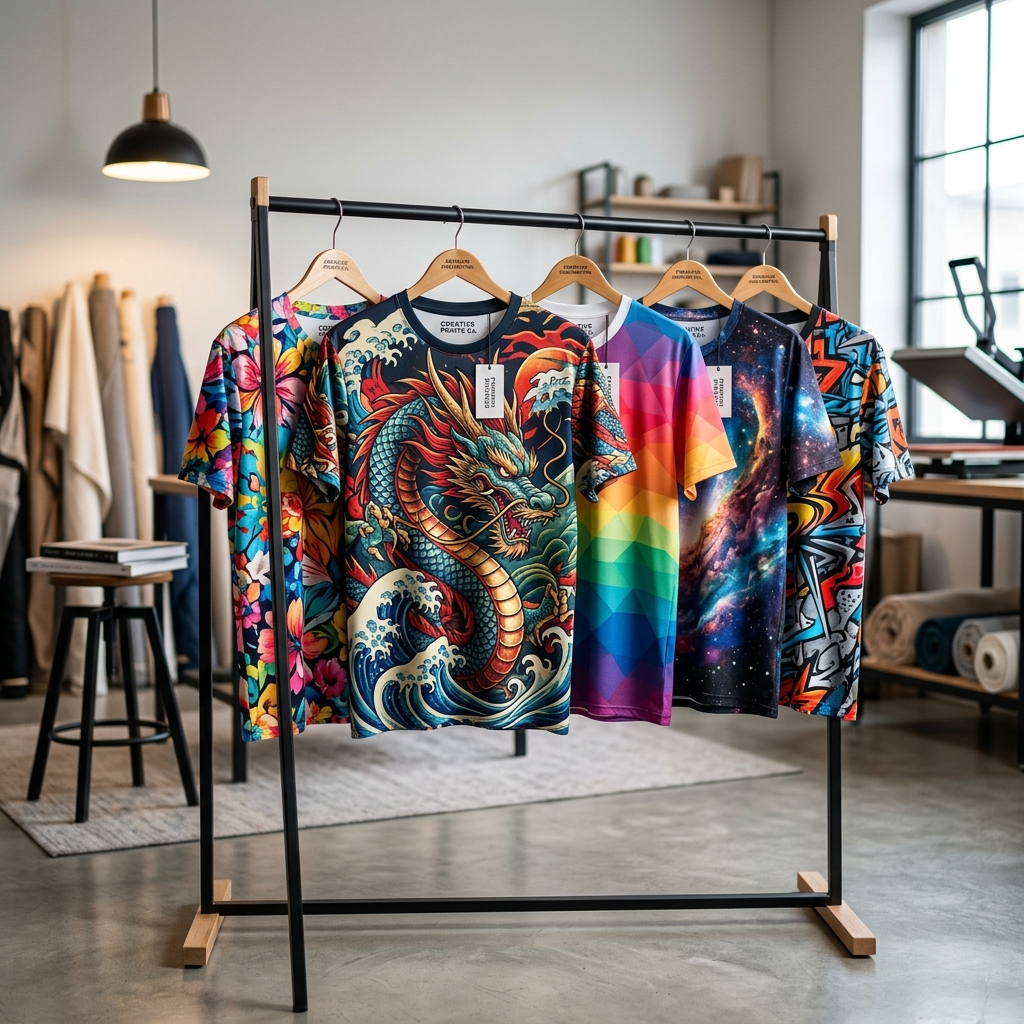 Custom T-Shirt Sublimation Printing